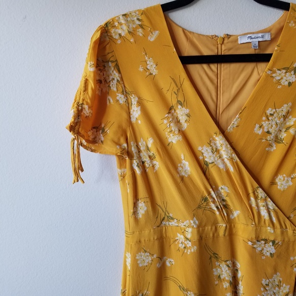 Madewell Silk Wrap Maxi Dress in Butterfly Garden - Picture 2 of 8